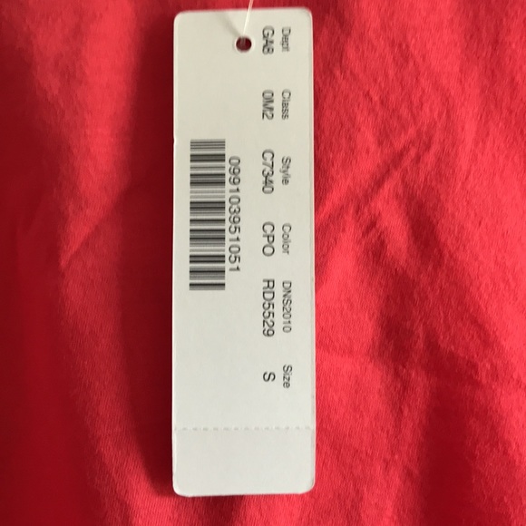 NWT J.crew tank top red size S cotton C7340 - Picture 2 of 6